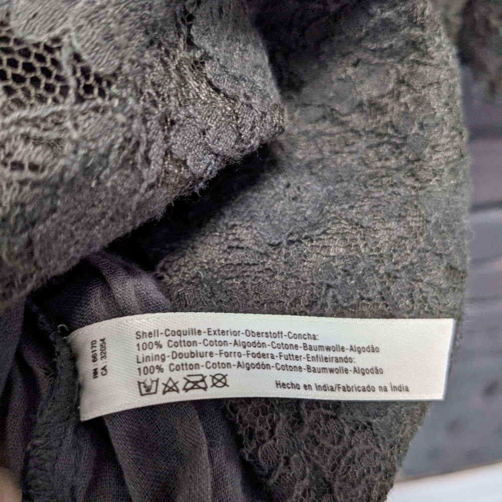 Free People Embroidered Lace Dress size 2 - Picture 5 of 6